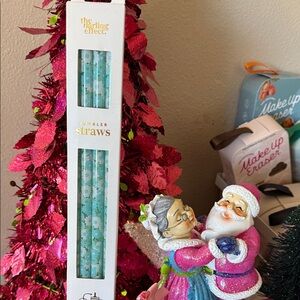 Tumbler Straws - Blue Floral